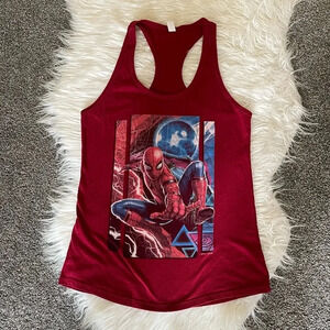 Women’ Spider-Man racerback tank top Medium